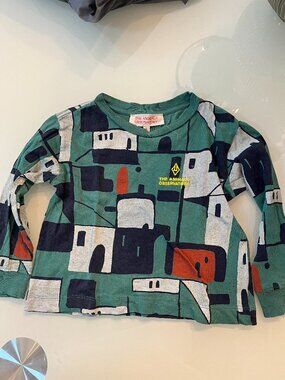 The Animal Observatory  Kids' Dragon House-print Tshirt In Green